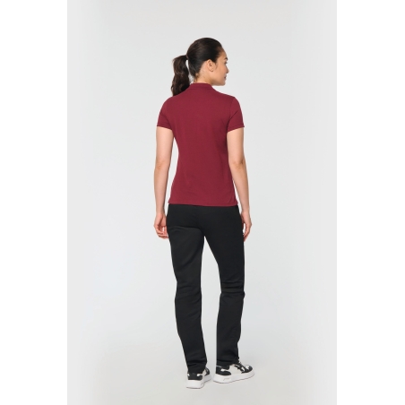 Polo manches courtes femme