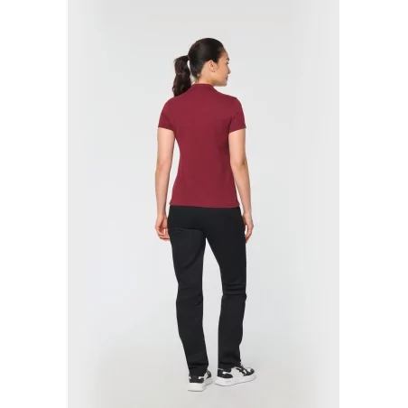 Polo manches courtes femme