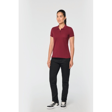 Polo manches courtes femme