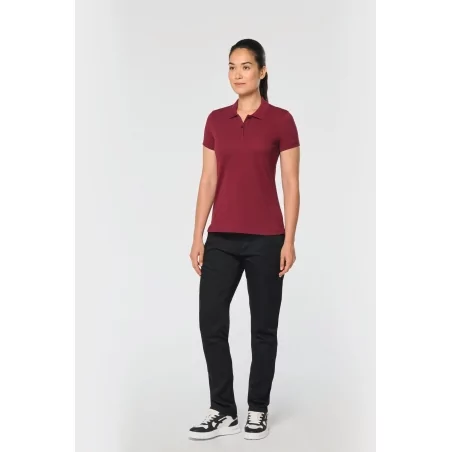 Polo manches courtes femme