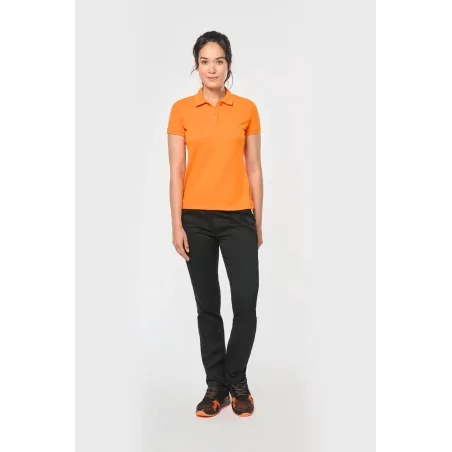 Polo manches courtes femme