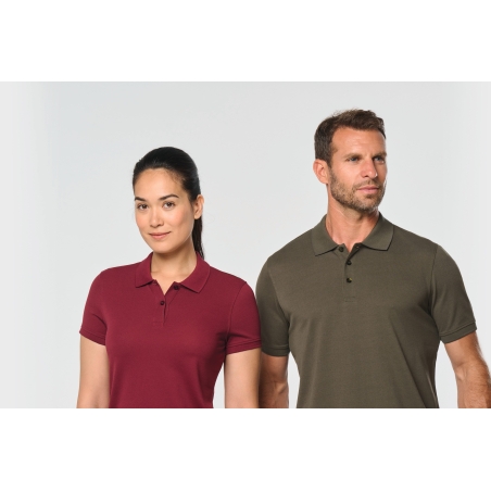 Polo manches courtes femme