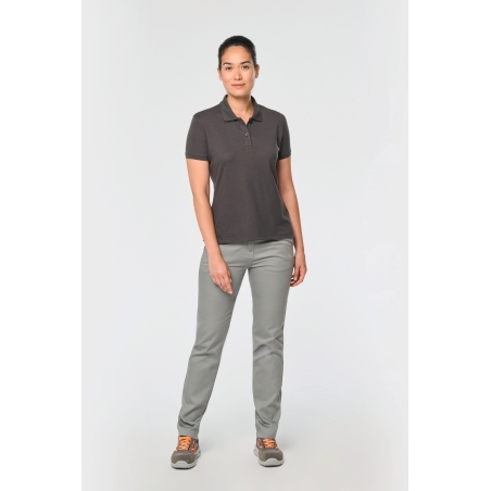 Polo manches courtes femme