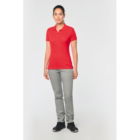 Polo manches courtes femme