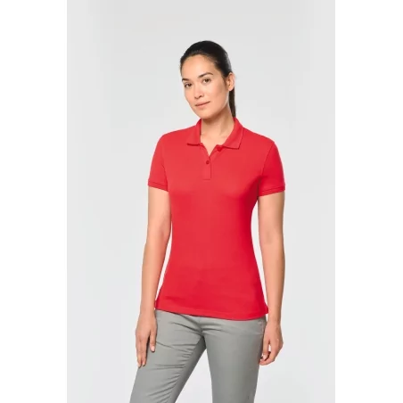 Polo manches courtes femme