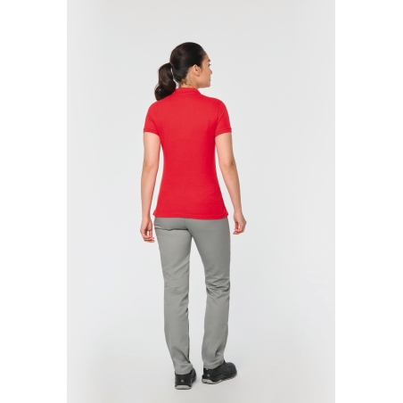 Polo manches courtes femme