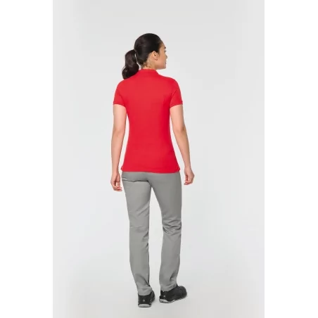 Polo manches courtes femme