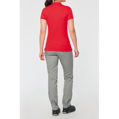 Polo manches courtes femme