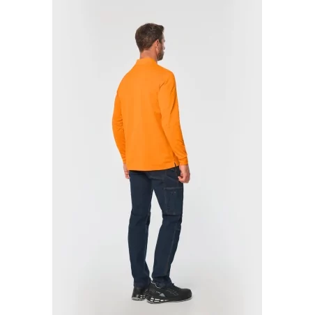 Polo manches longues homme
