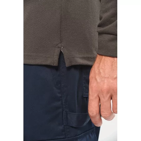 Polo manches longues homme