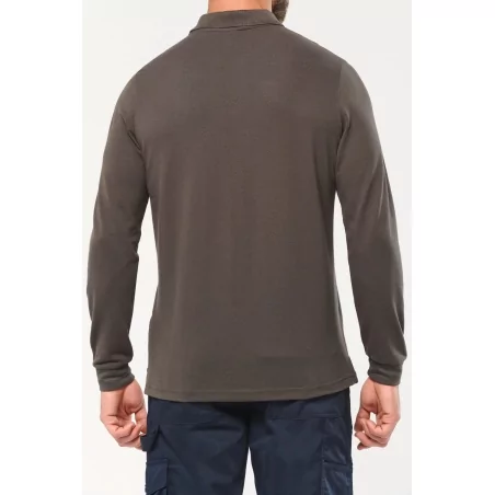 Polo manches longues homme