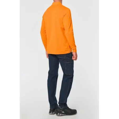 Polo manches longues homme