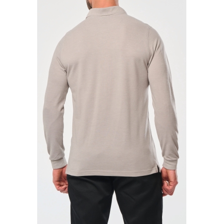 Polo manches longues homme