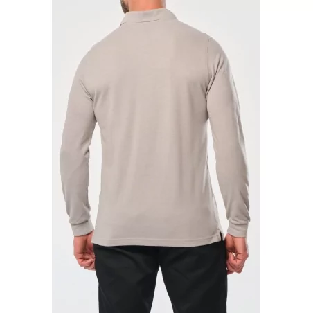 Polo manches longues homme