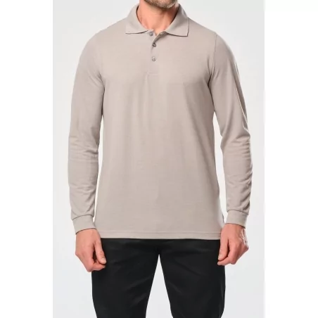 Polo manches longues homme