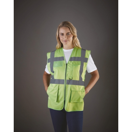 Gilet multifonction haute visibilité