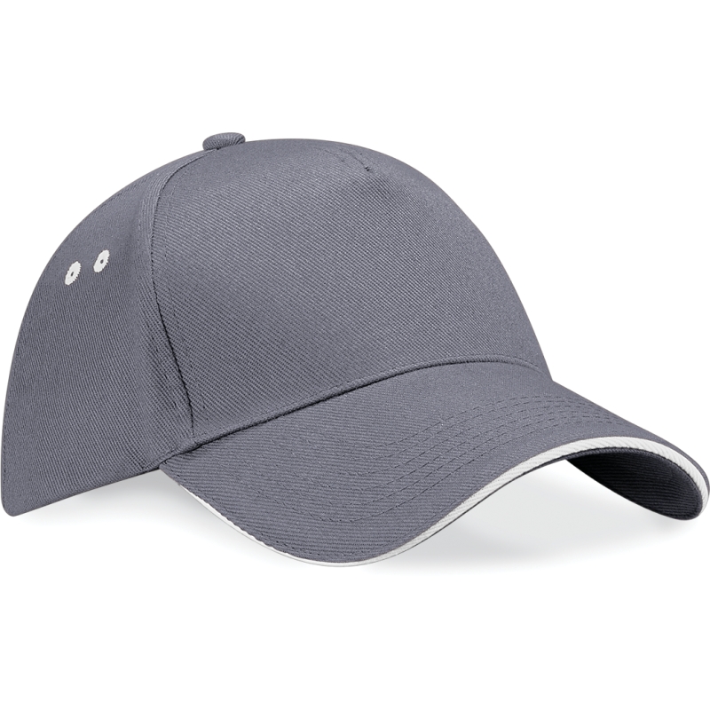 Casquette homme Ultimate à 5 panneaux sandwich contrasté