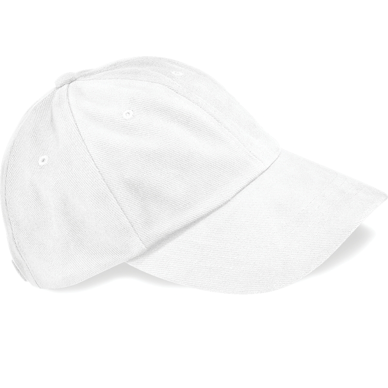 Casquette homme profil bas en coton brossé - 6 panneaux
