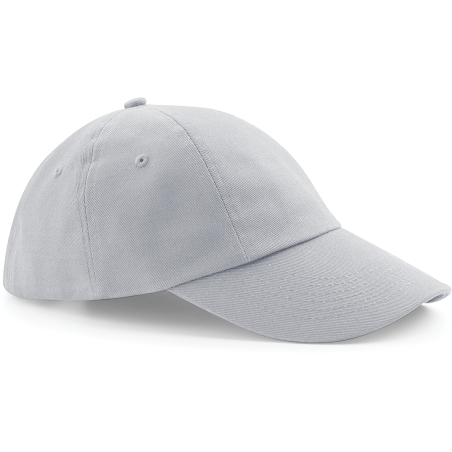 Casquette profil bas en coton drill - 6 panneaux