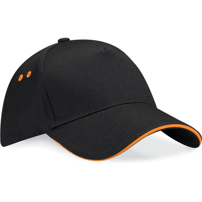 Casquette homme Ultimate à 5 panneaux sandwich contrasté