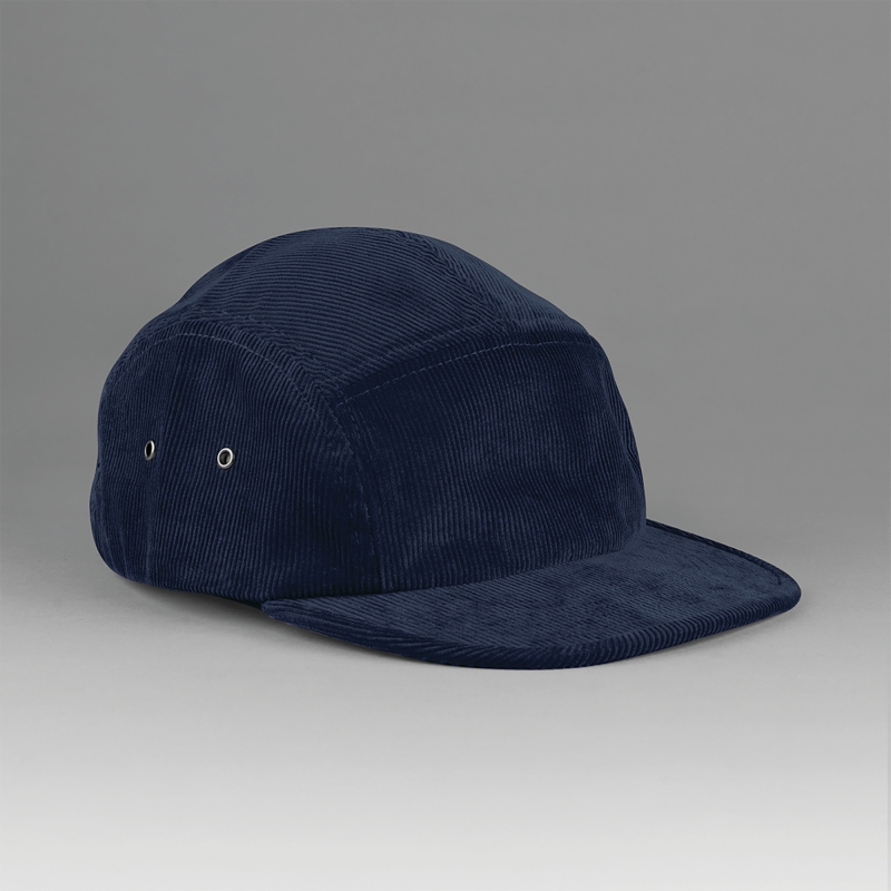 Casquette campeur 5 panneaux en velours