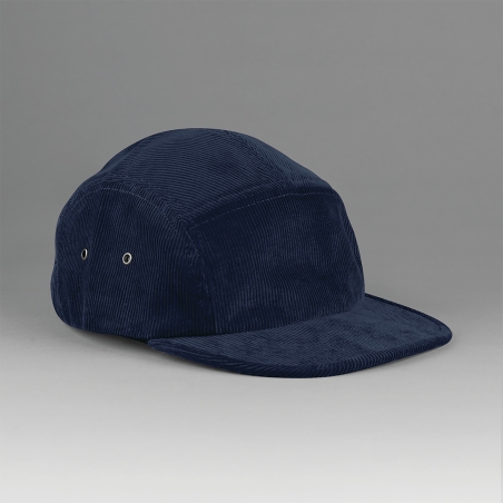 Casquette campeur 5 panneaux en velours