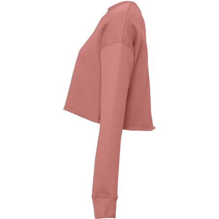 Sweat-shirt crop femme