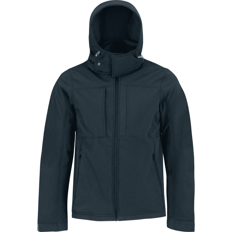 Veste softshell capuche homme