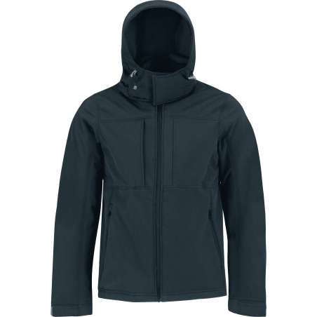 Veste softshell capuche homme