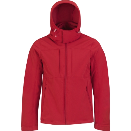 Veste softshell capuche homme