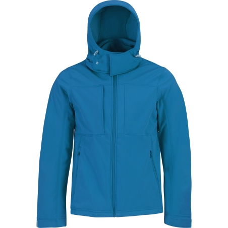 Veste softshell capuche homme
