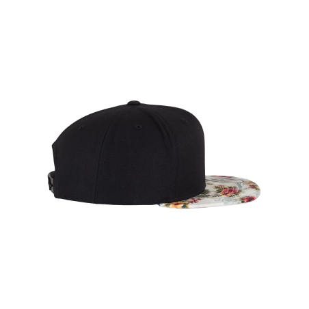 Casquette floral snapback