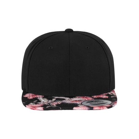 Casquette floral snapback