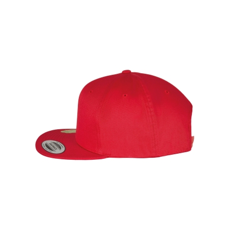 Casquette snapback en coton organique