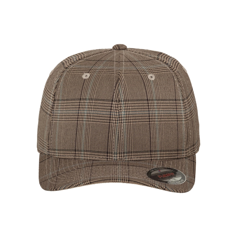 Casquette motif prince de galles