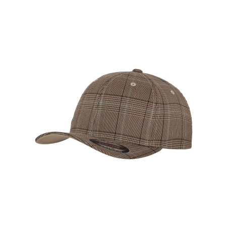 Casquette motif prince de galles