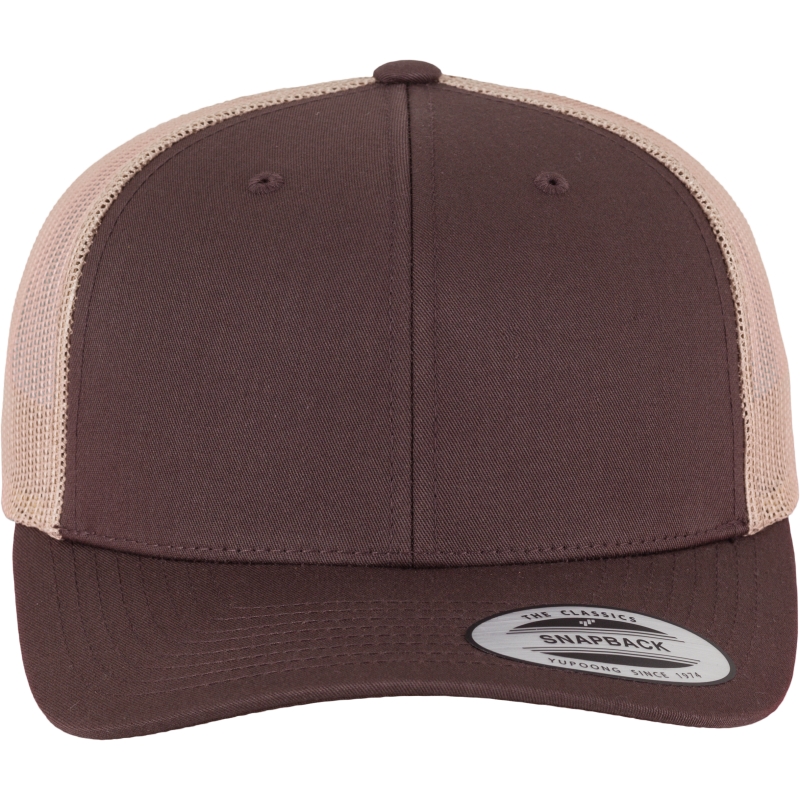 Casquette retro trucker bicolore