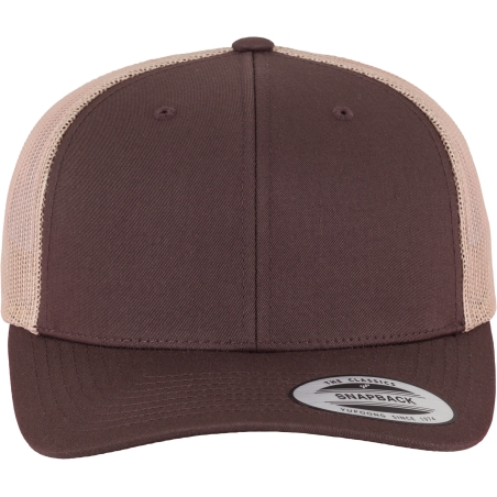 Casquette retro trucker bicolore