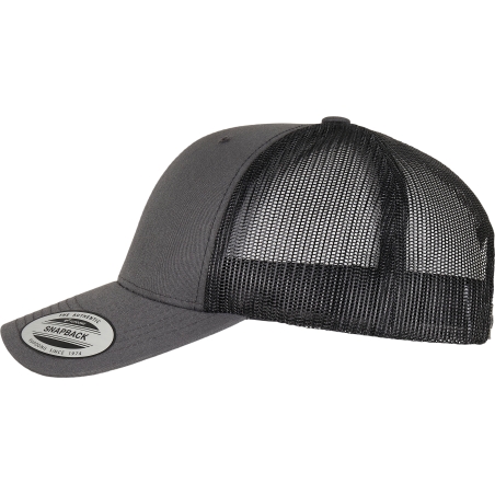 Casquette retro trucker bicolore