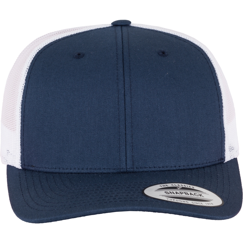 Casquette retro trucker bicolore