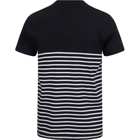 T-shirt breton à manches courtes