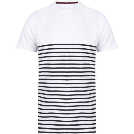 T-shirt breton à manches courtes