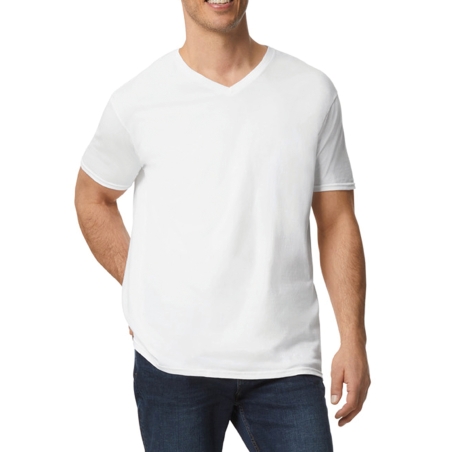 T-shirt homme col v Softstyle