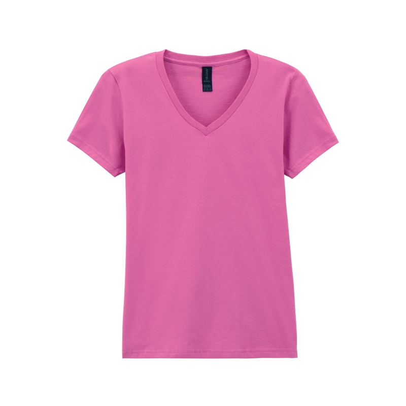 T-shirt femme col v Softstyle