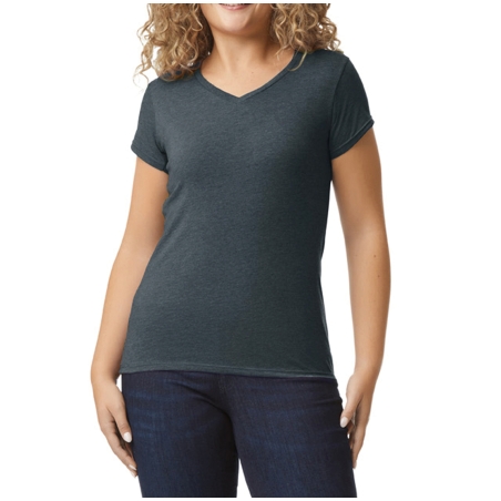 T-shirt femme col v Softstyle