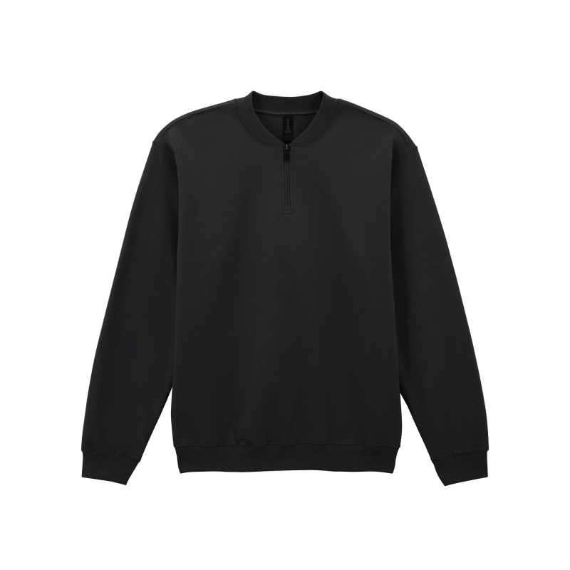 Sweat-shirt en molleton 1/4 zip
