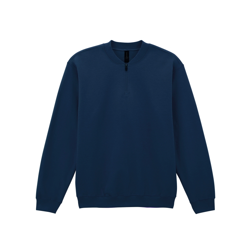 Sweat-shirt en molleton 1/4 zip