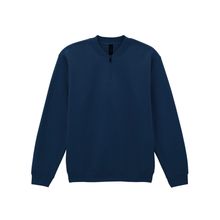 Sweat-shirt en molleton 1/4 zip