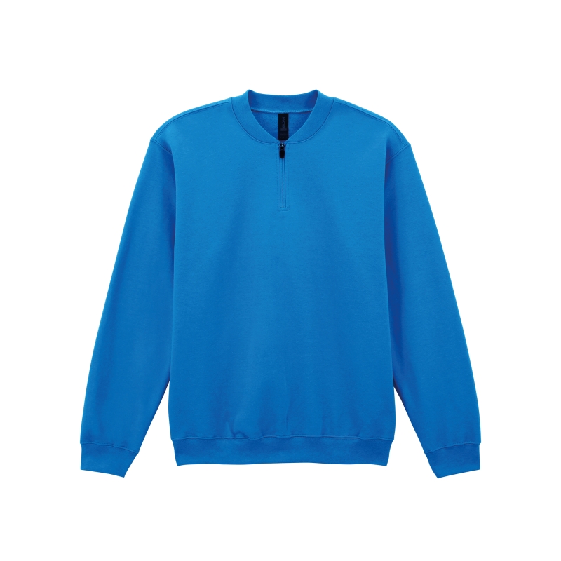 Sweat-shirt en molleton 1/4 zip