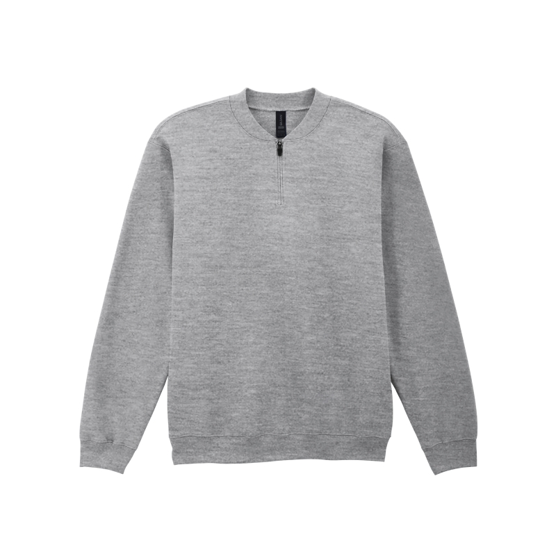 Sweat-shirt en molleton 1/4 zip